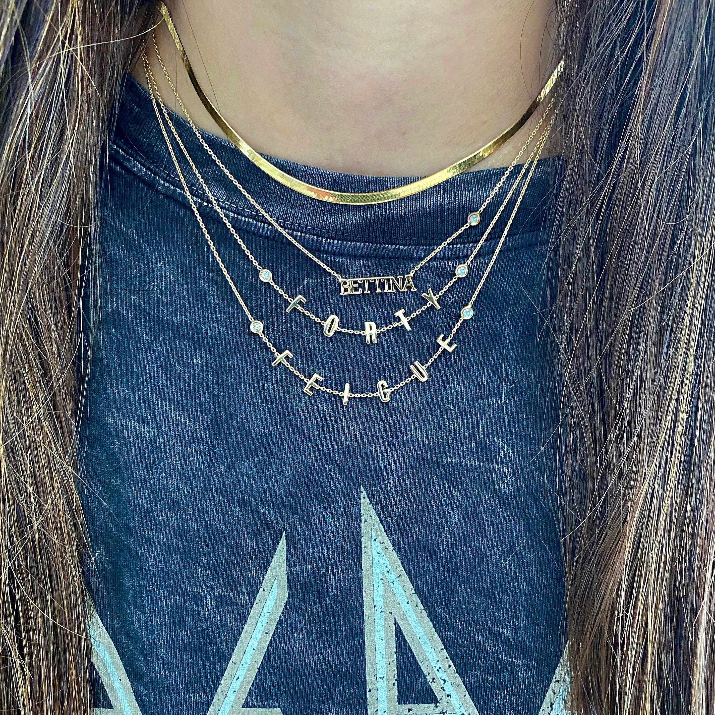3mm Herringbone Chain Necklace