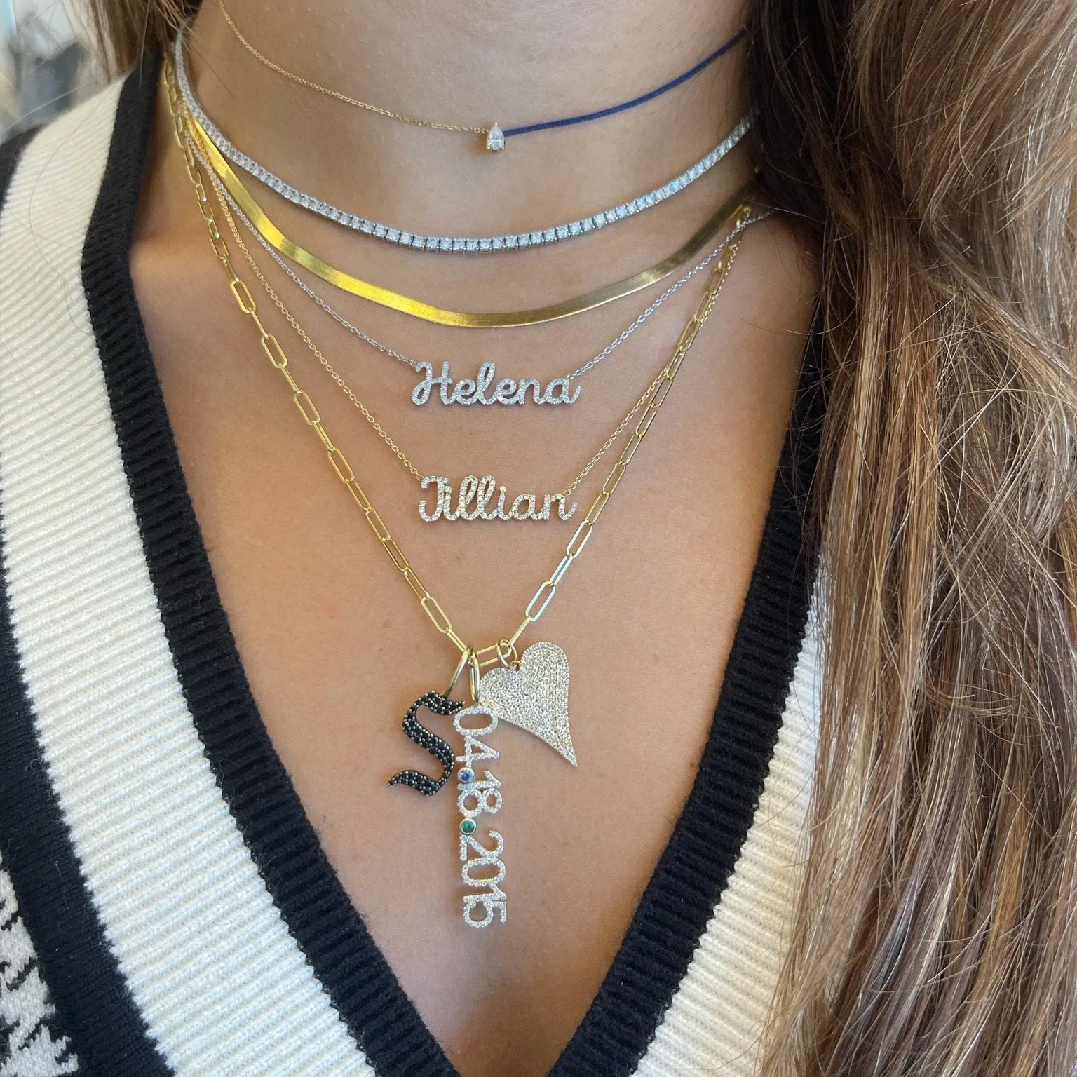 3mm Herringbone Chain Necklace