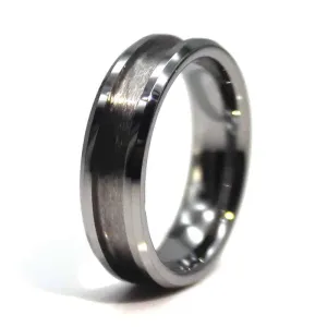 6mm Inlay Tungsten Carbide Ring Core (Bevelled Edge)