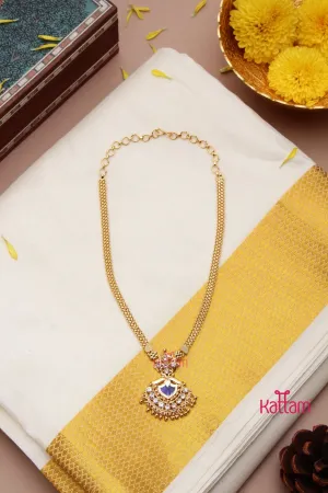 Aarathy- Kerala Blue Pendant Chain