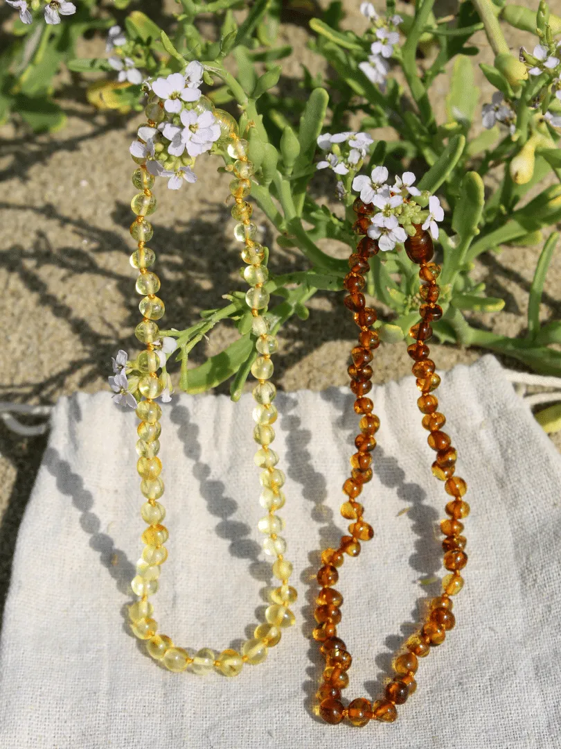 Amber Necklace Cognac (baby - toddler)