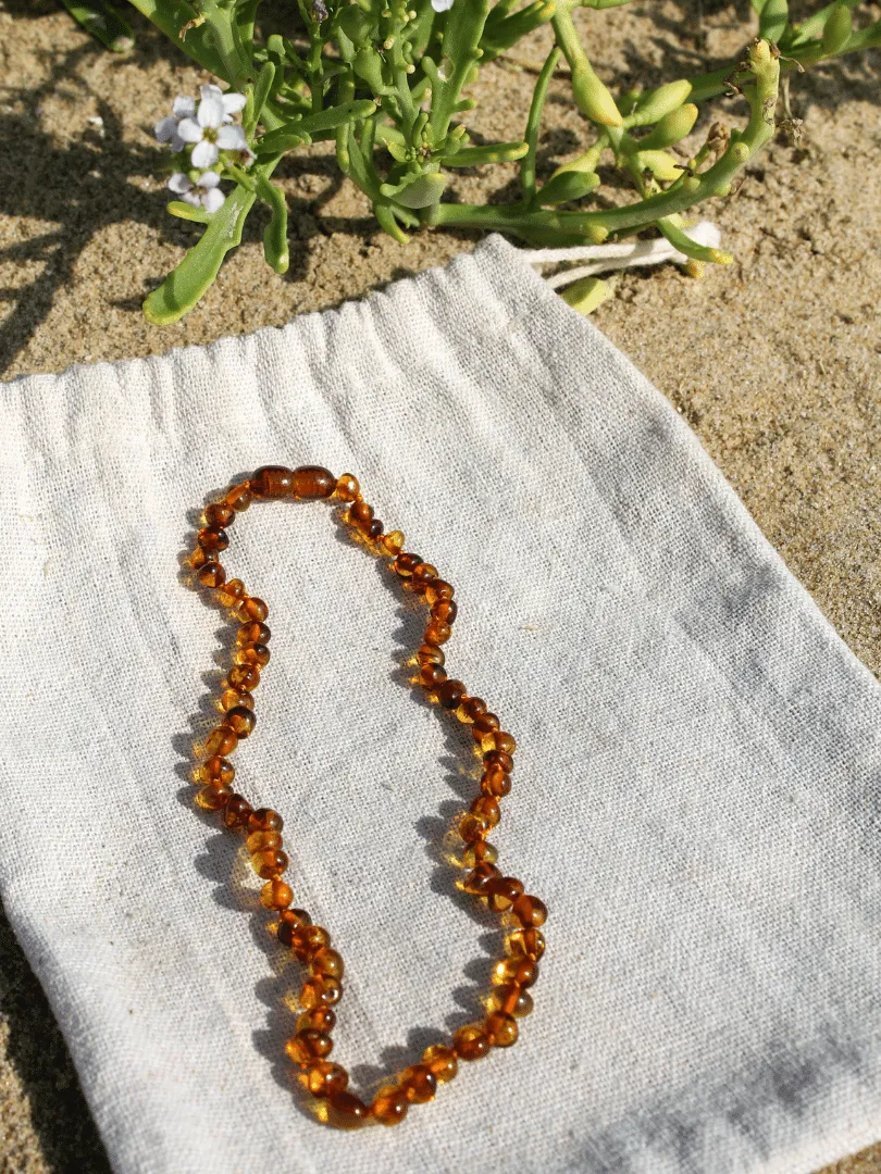 Amber Necklace Cognac (baby - toddler)
