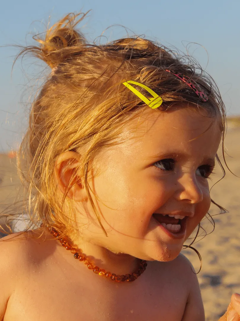 Amber Necklace Cognac (baby - toddler)