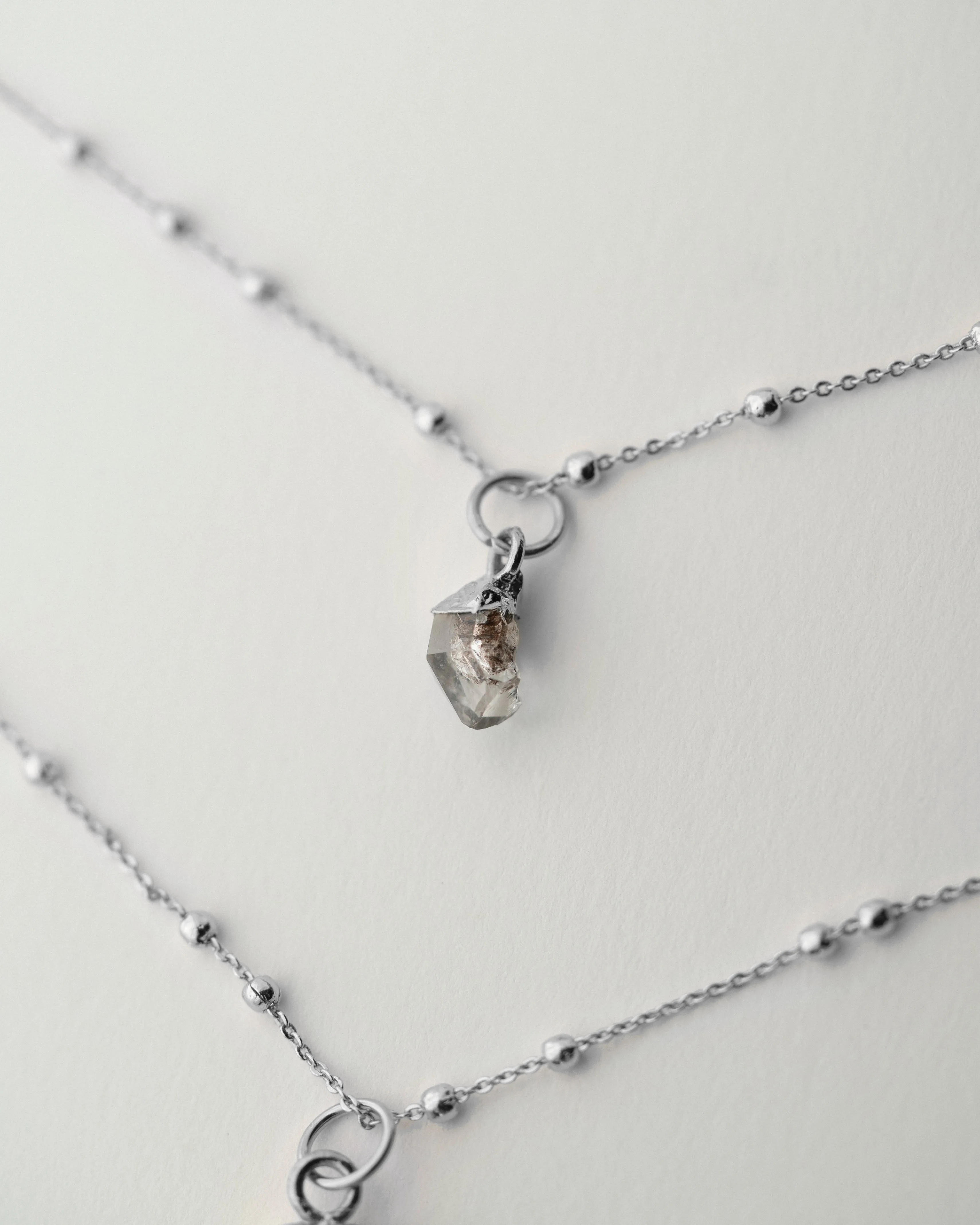 April | Herkimer Diamond Necklace