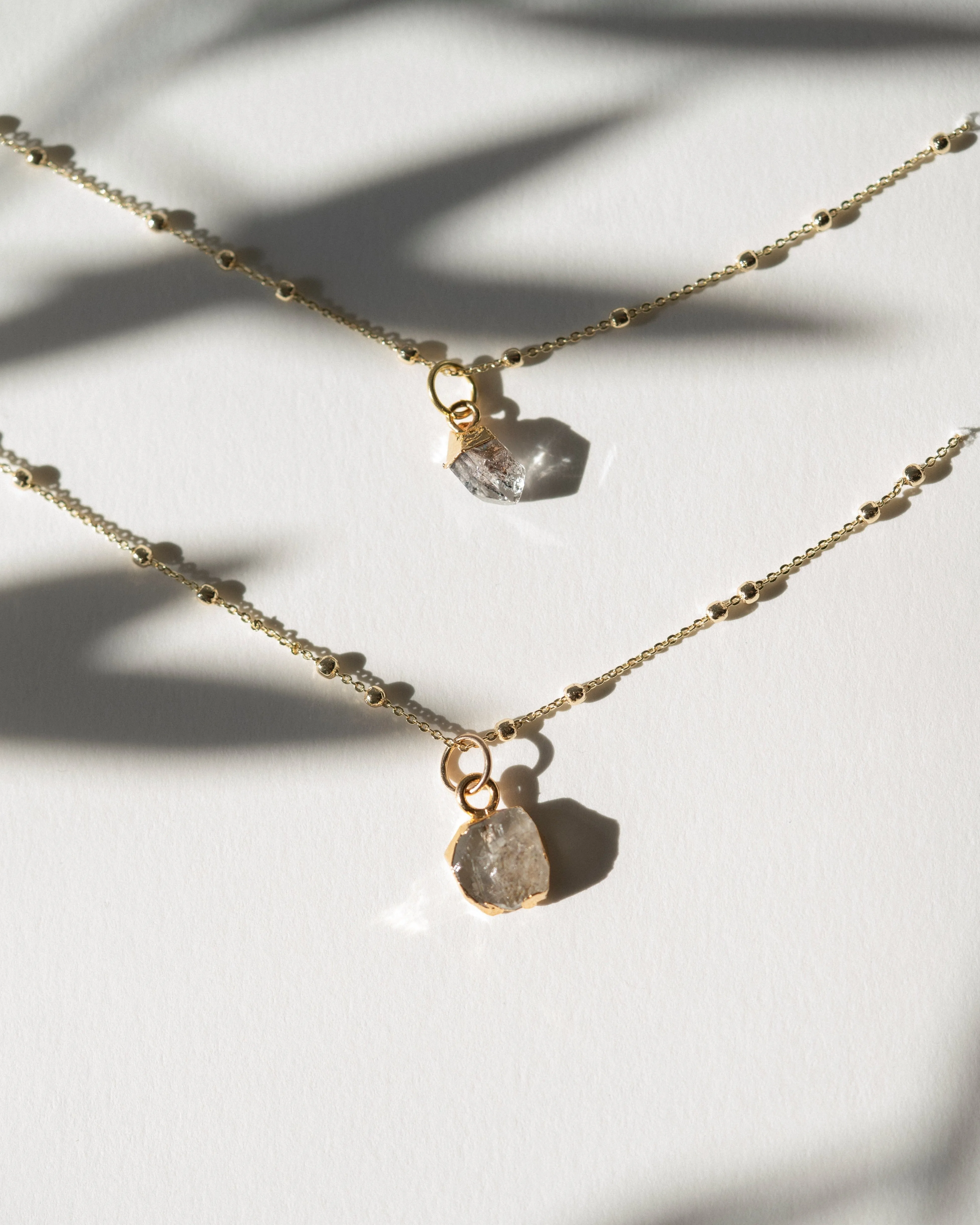 April | Herkimer Diamond Necklace