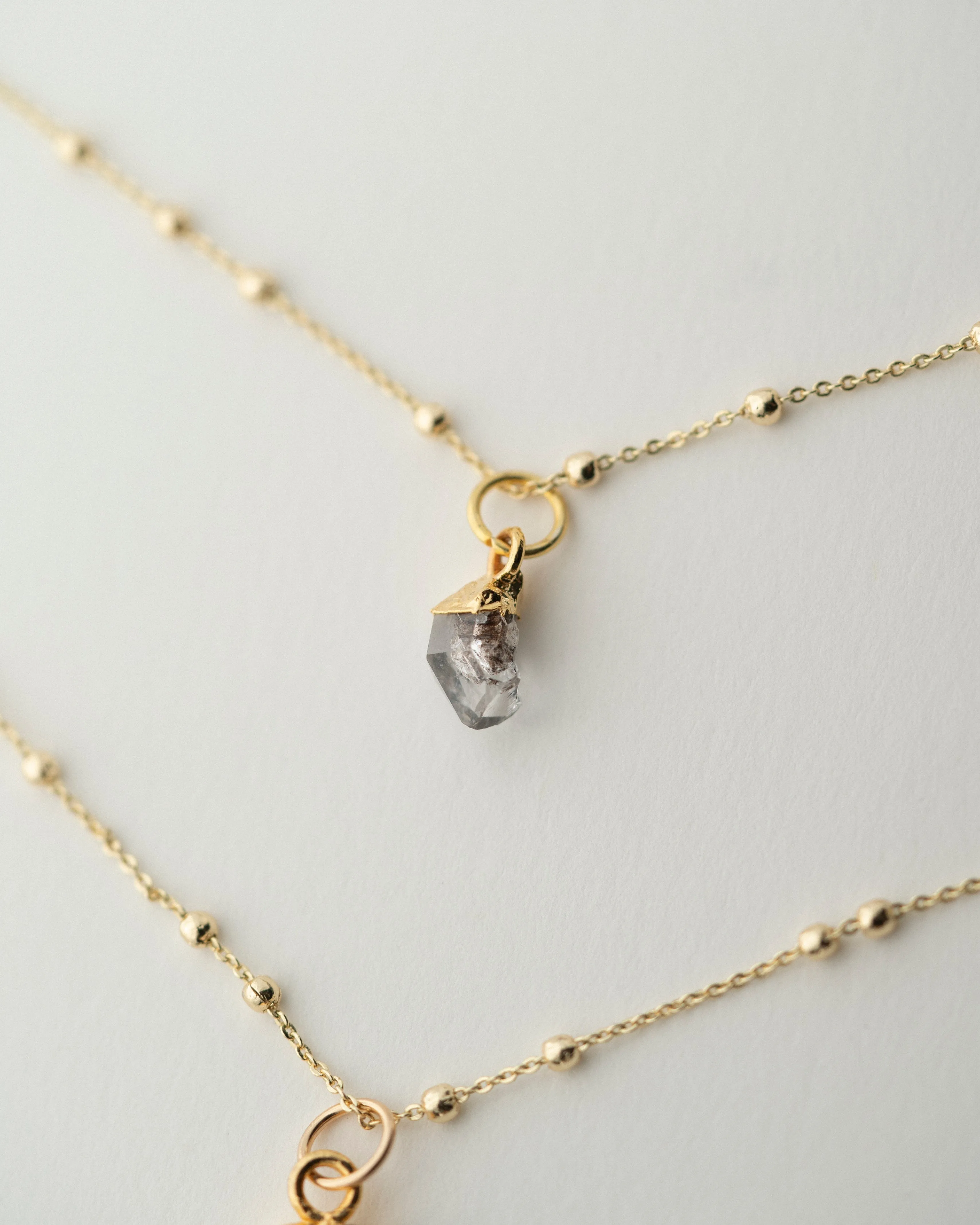 April | Herkimer Diamond Necklace