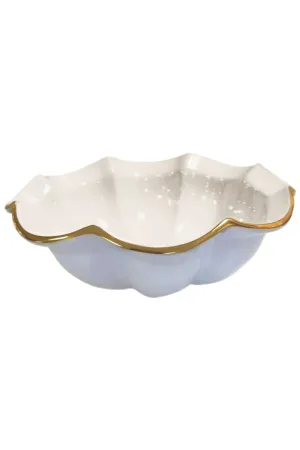 Beatriz Ball Encanto Devon Medium Bowl - Periwinkle & White