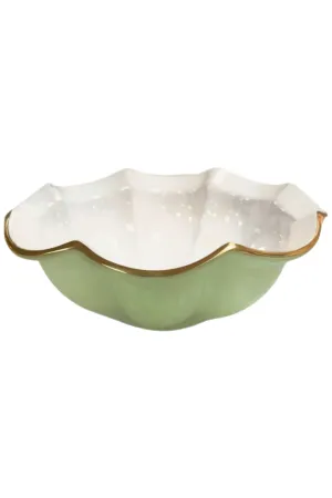Beatriz Ball Encanto Devon Medium Bowl - Pistachio & White