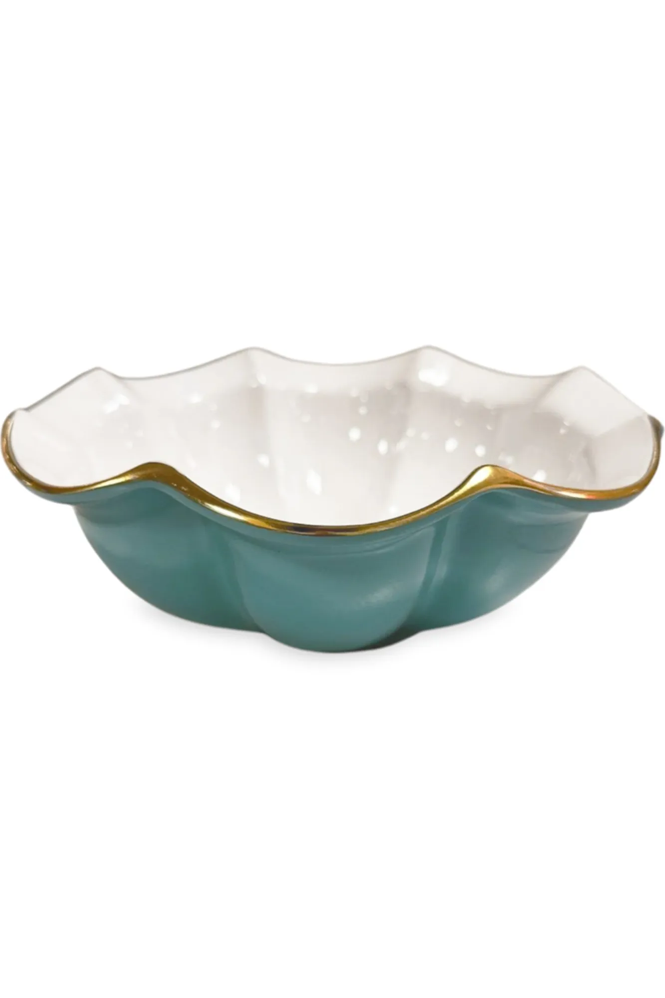 Beatriz Ball Encanto Devon Medium Bowl - Turquoise & White