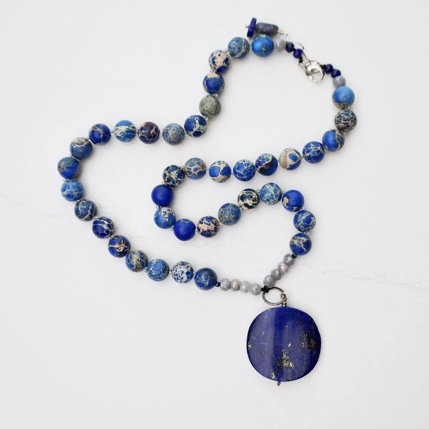 Blue Mix Necklace