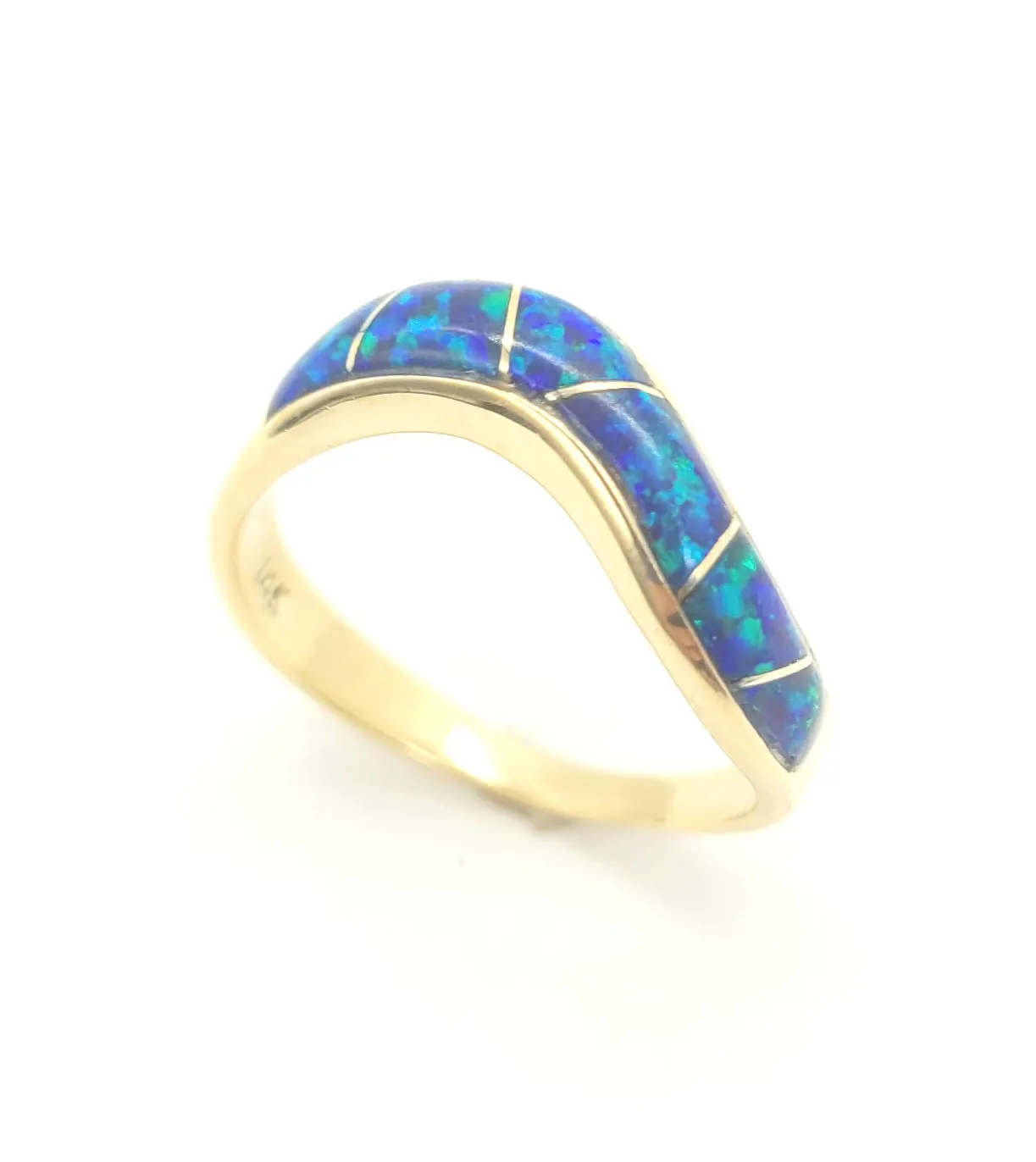 Blue Opal Ring