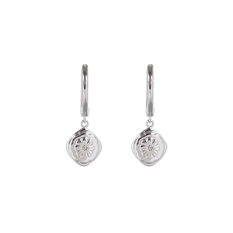 Boh Runga - Marigold Huggie Sterling Silver Earring