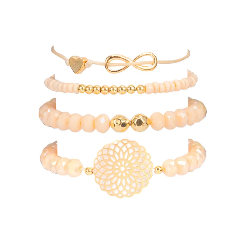 Bow beaded bracelet