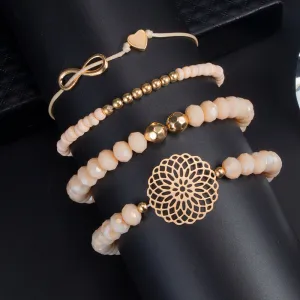 Bow beaded bracelet