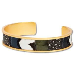 Brackish Dockside Thin Feather Cuff Bracelet