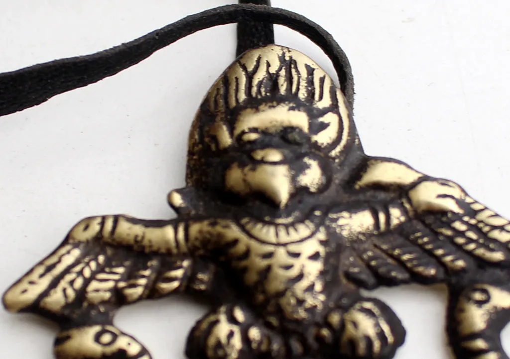 Brass Garuda/Chhepu Mini Halloween Pendant