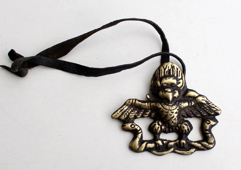 Brass Garuda/Chhepu Mini Halloween Pendant