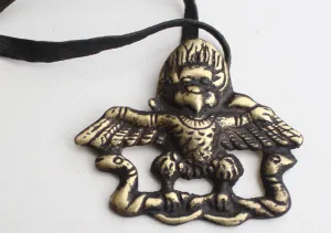 Brass Garuda/Chhepu Mini Halloween Pendant