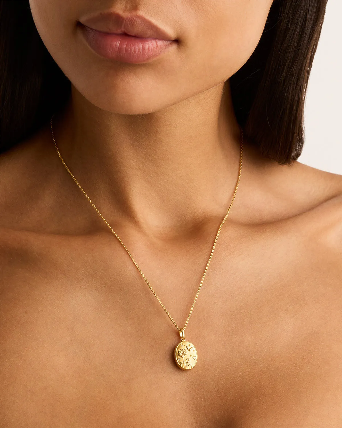 By Charlotte Everything You Are Is Enough Locket Pendant, Gold or Silver