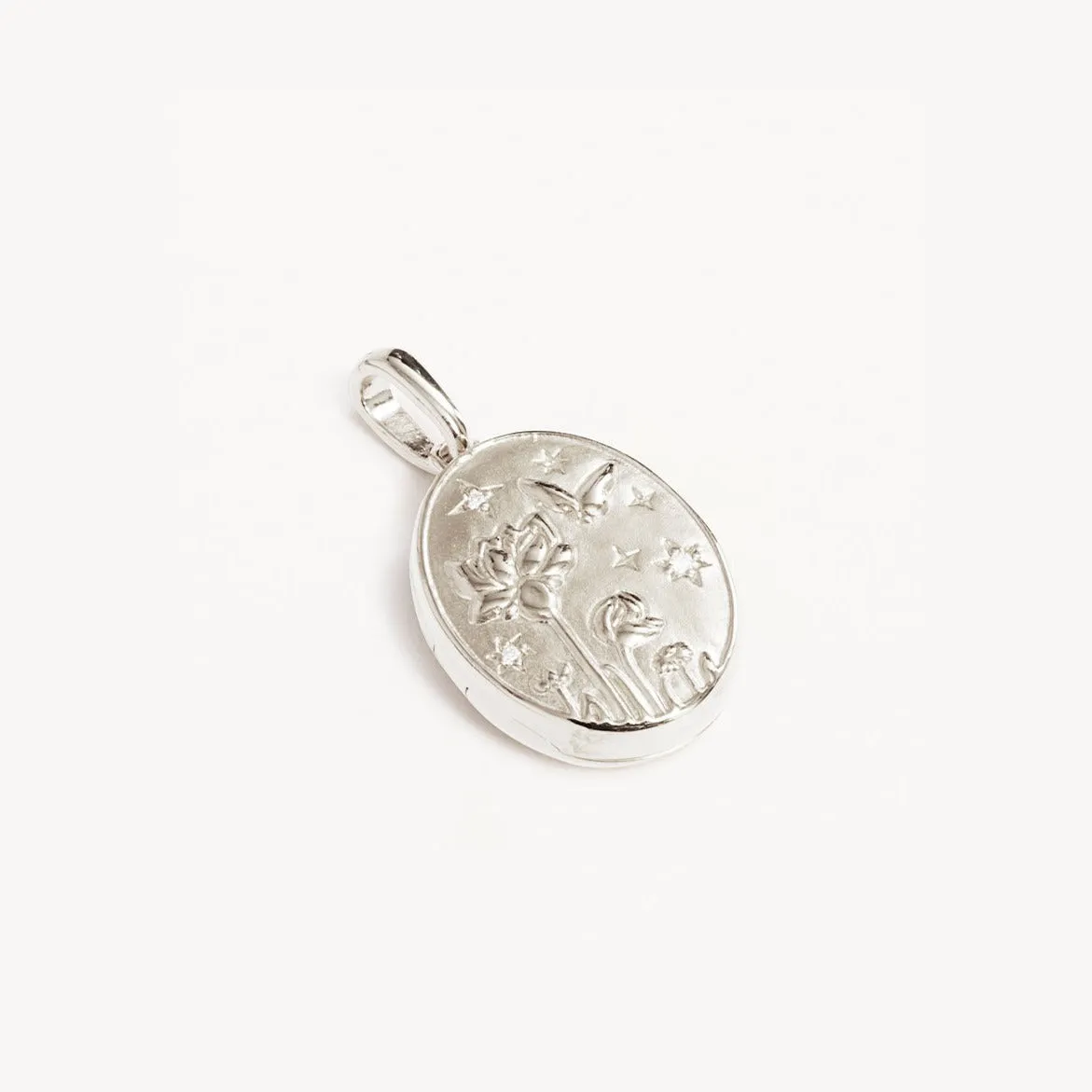 By Charlotte Everything You Are Is Enough Locket Pendant, Gold or Silver