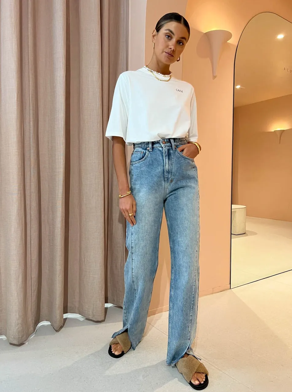 Camilla and Marc Eli Tee in Soft White