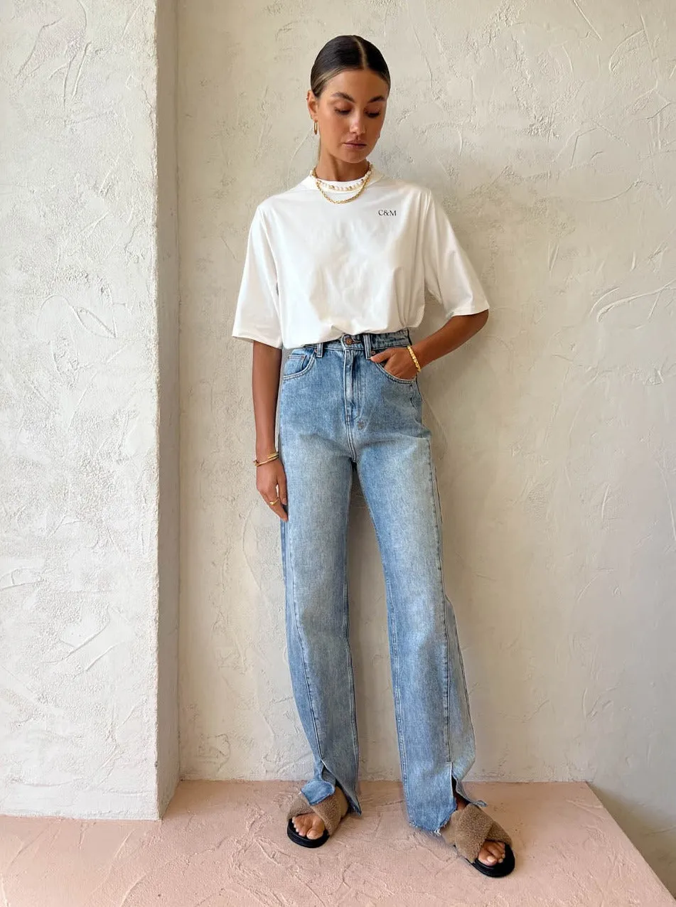 Camilla and Marc Eli Tee in Soft White