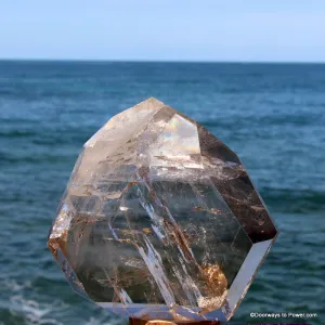 Captivating John of God Quartz Point Channeling Crystal Sculpture 5 lb CAQ-11