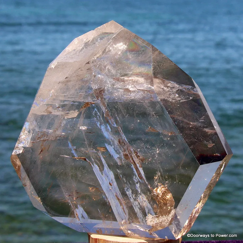 Captivating John of God Quartz Point Channeling Crystal Sculpture 5 lb CAQ-11