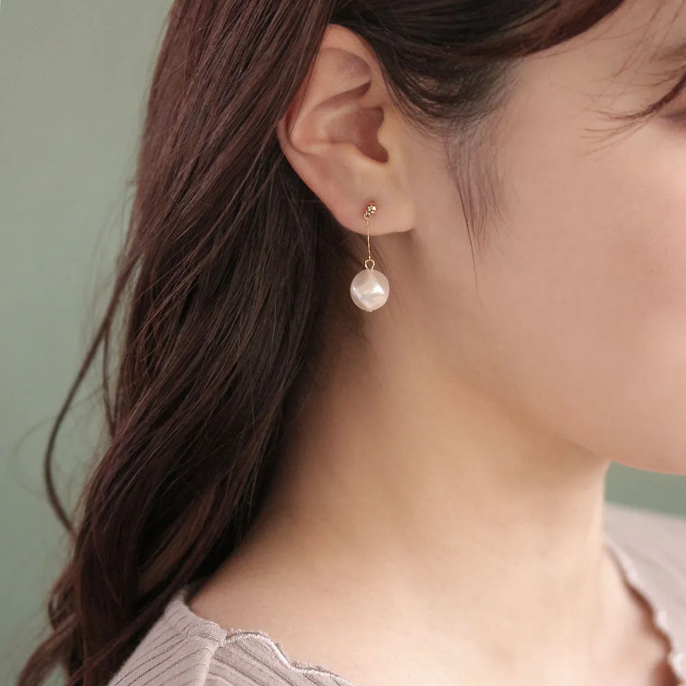 Cat and Pearl Mismatched Earrings