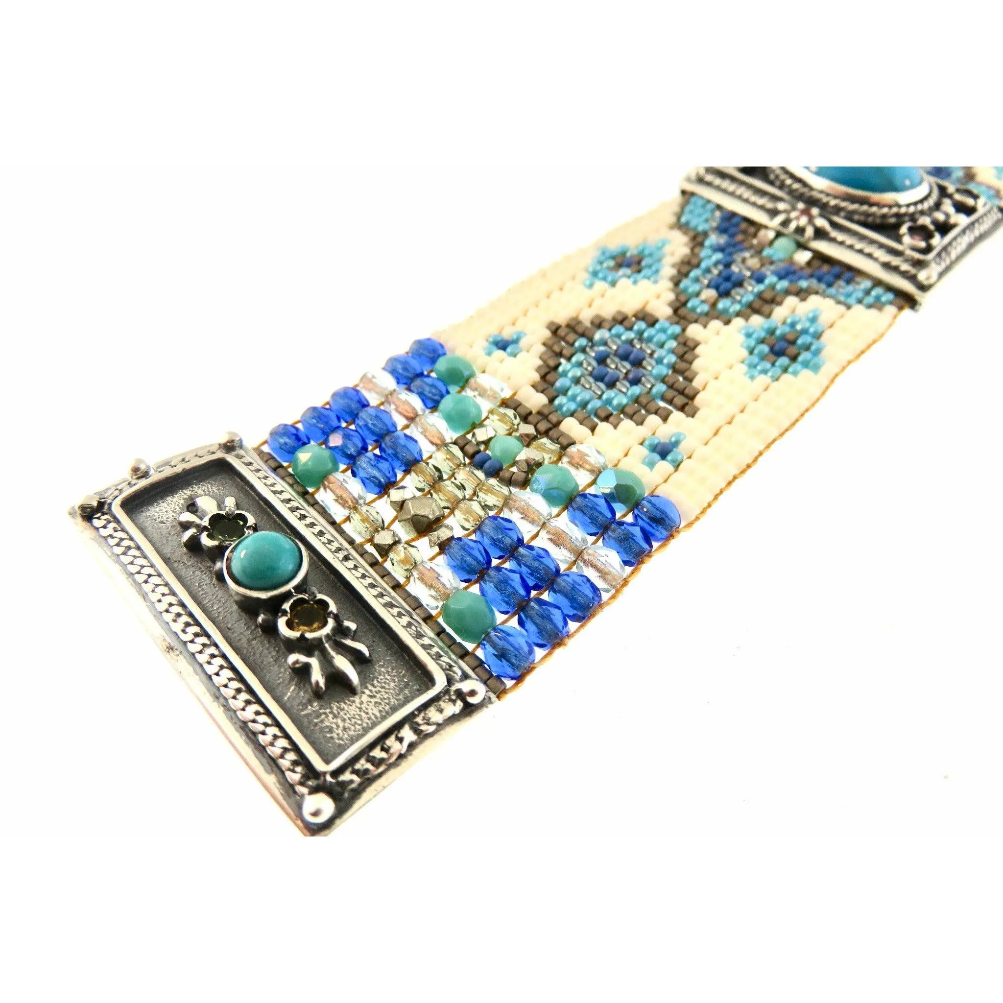 Chili Rose  "Blue Diamonds " Diana Bracelet