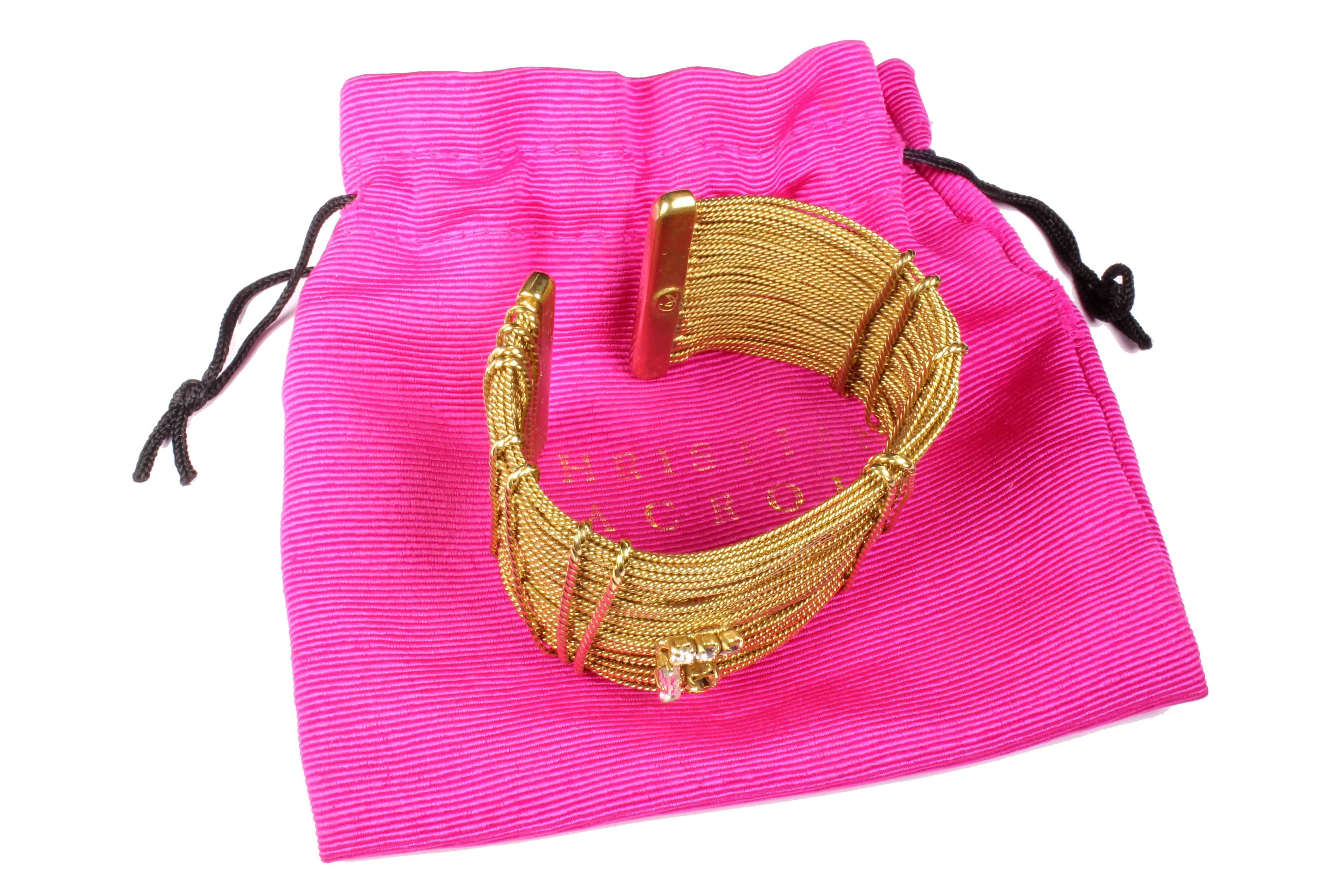 CHRISTIAN LACROIX gold bundled wires bracelet