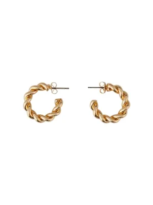 Cindy Hoop Earrings (Gold)