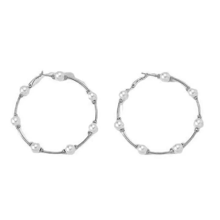 Classic Silver Hoop Earrings