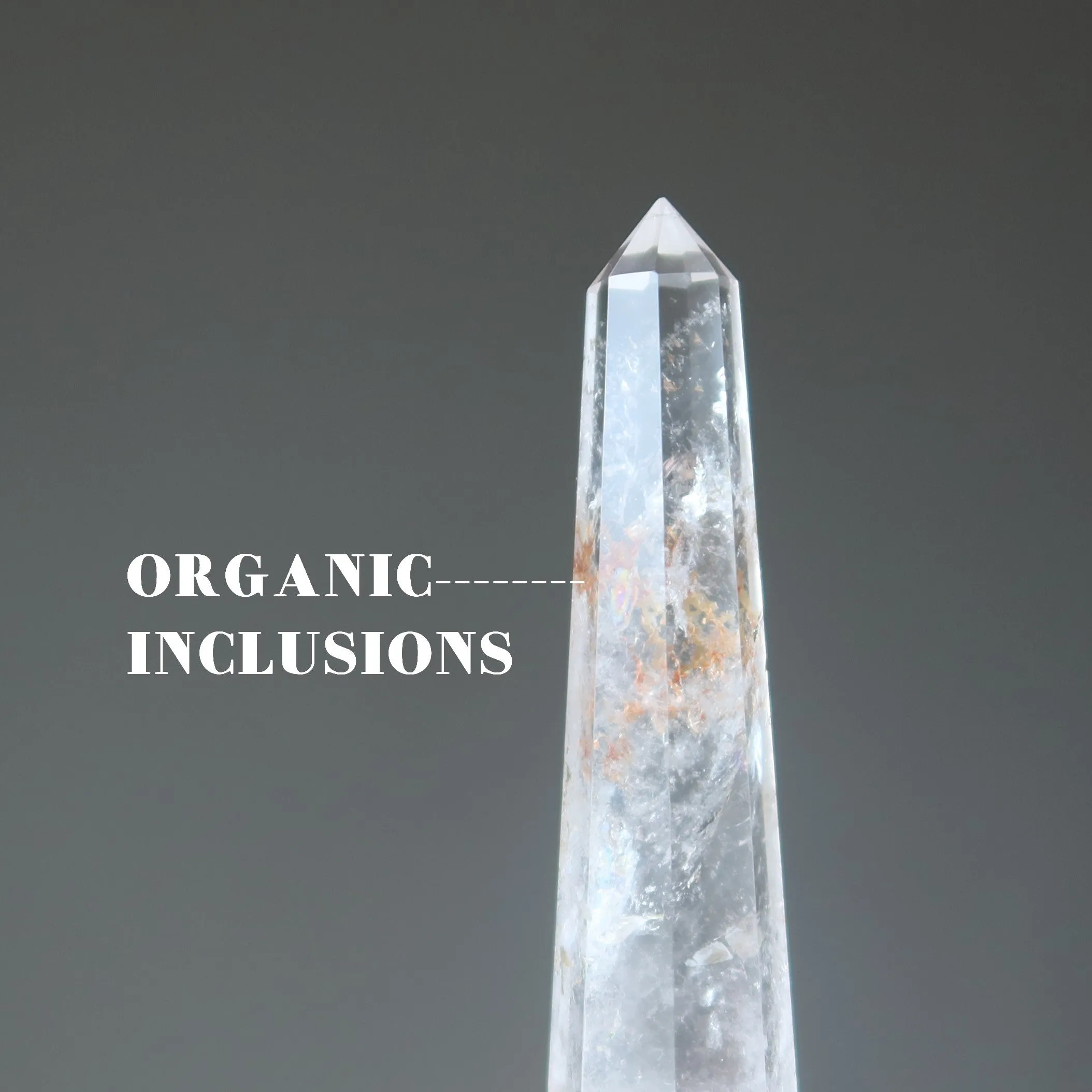 Clear Quartz Tower Wand Crystal Healing Stone