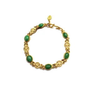 Construct Jade Link Bracelet (24K)