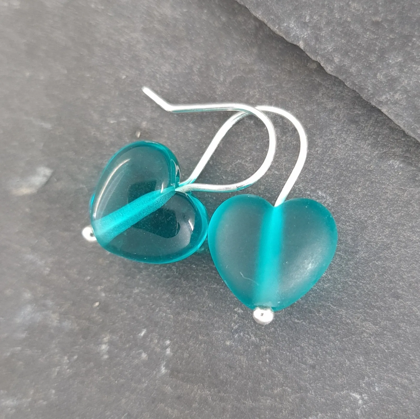 Cora Heart Earrings - Velvet & Gloss Collection