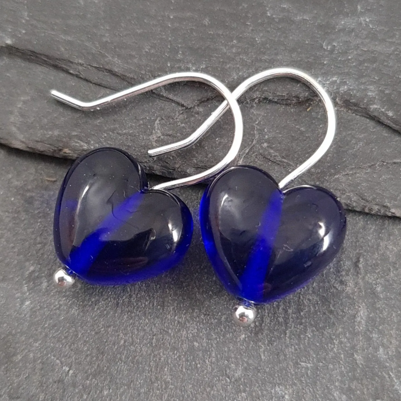 Cora Heart Earrings - Velvet & Gloss Collection