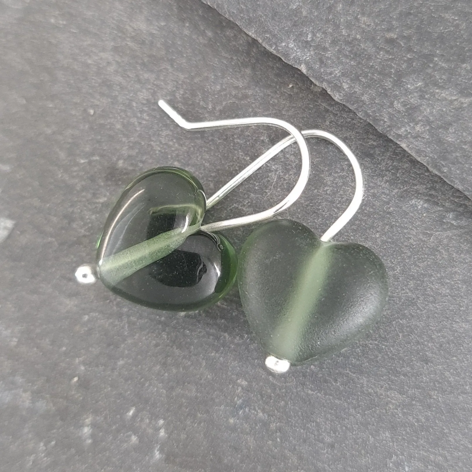 Cora Heart Earrings - Velvet & Gloss Collection