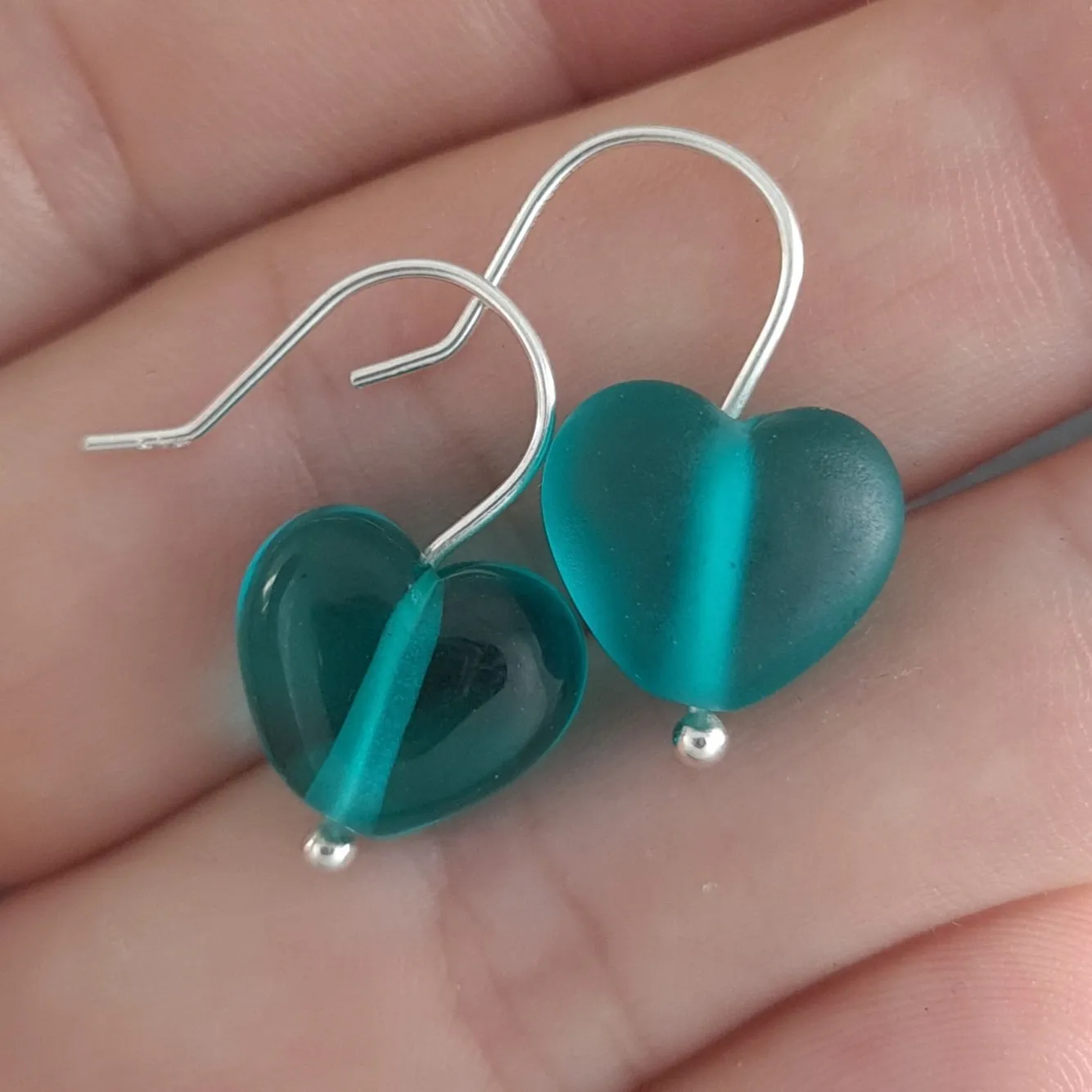 Cora Heart Earrings - Velvet & Gloss Collection