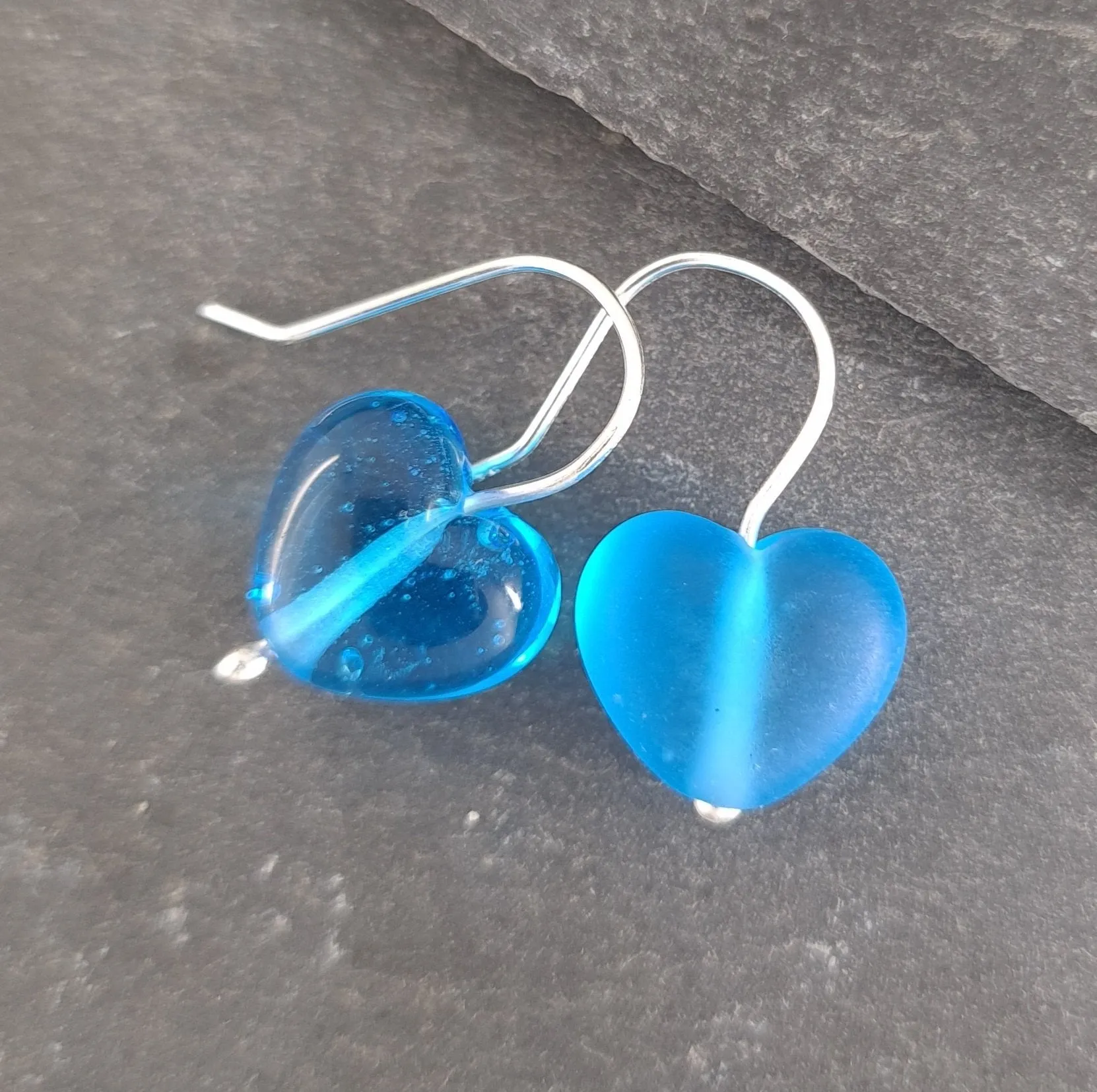 Cora Heart Earrings - Velvet & Gloss Collection