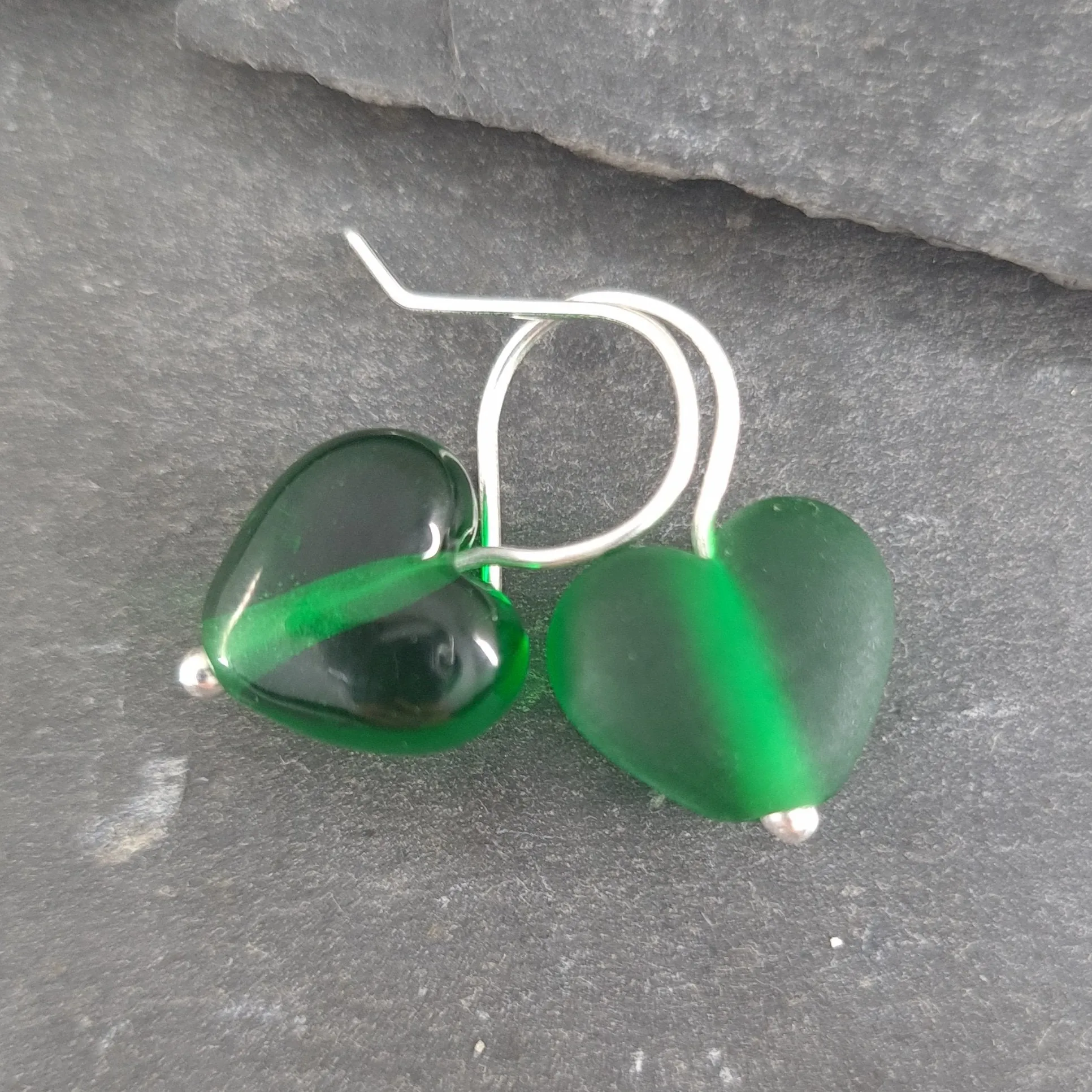 Cora Heart Earrings - Velvet & Gloss Collection
