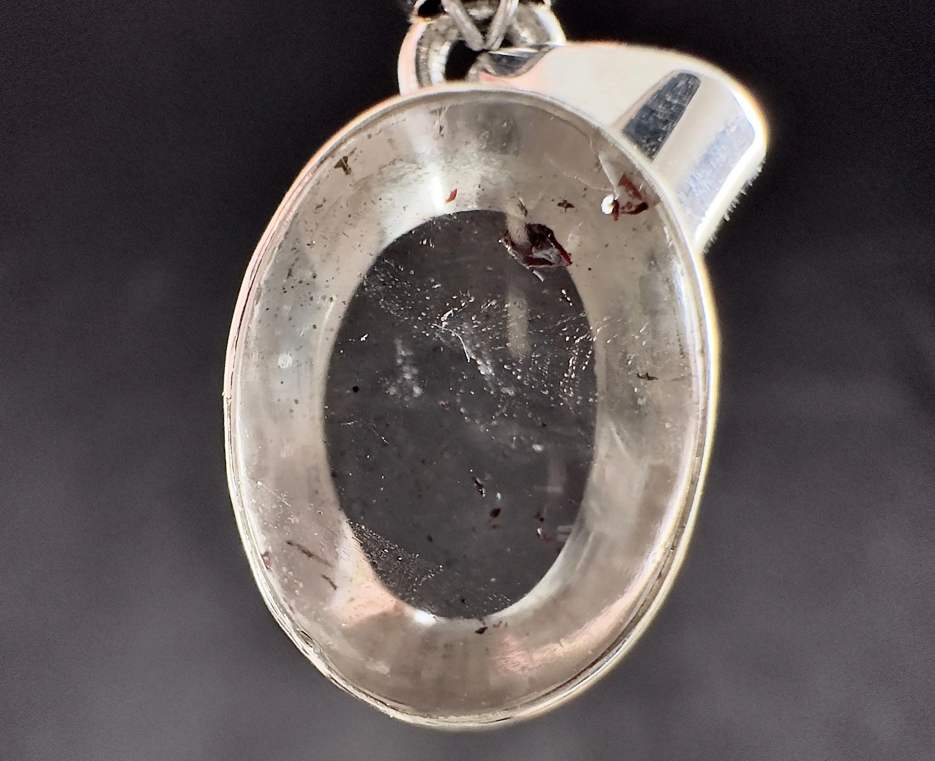 COVELLITE Pink Fire Quartz Crystal Pendant - Fine Jewelry, Healing Crystals and Stones, 54294
