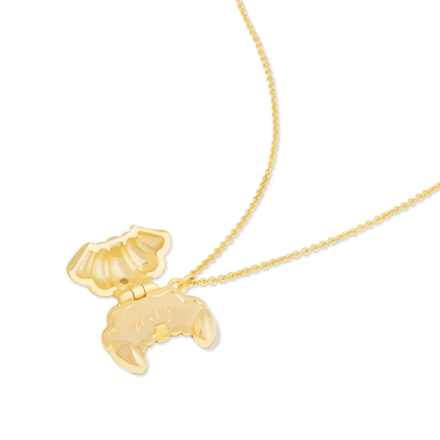 Croissant Gold Necklace