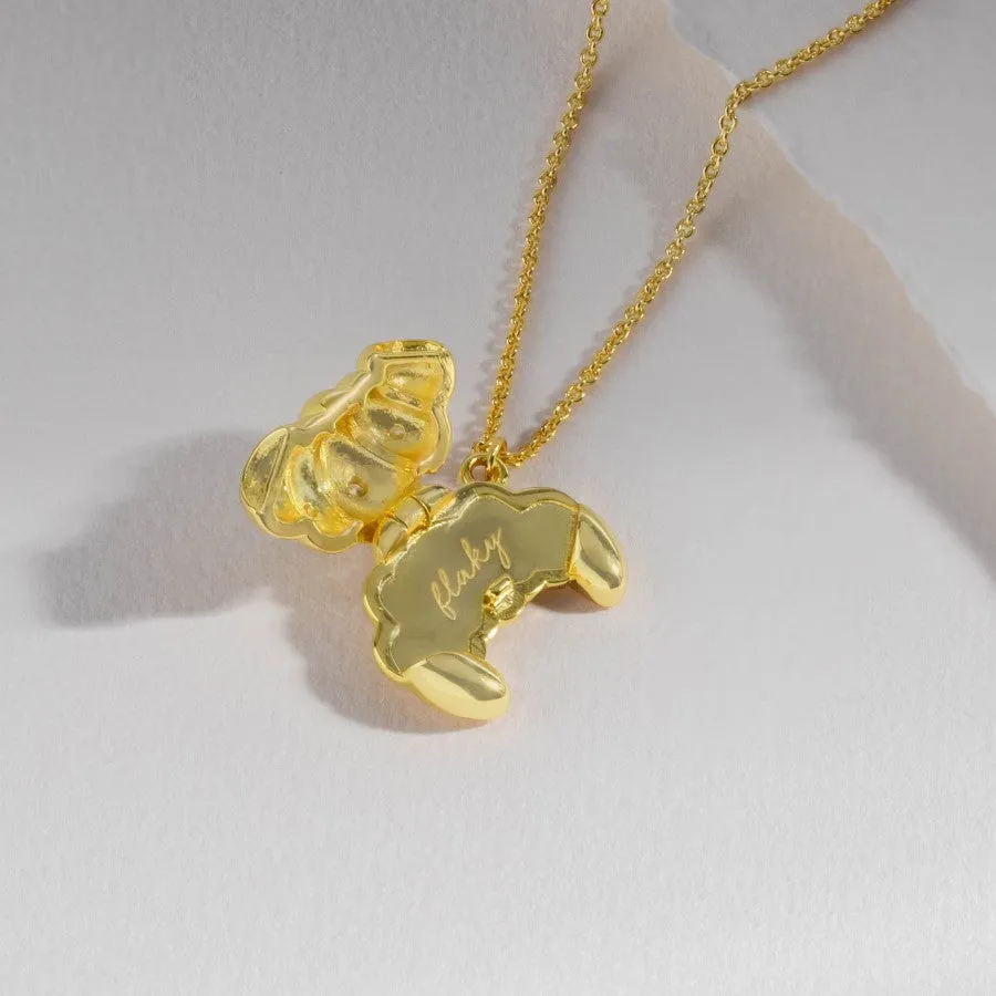 Croissant Gold Necklace