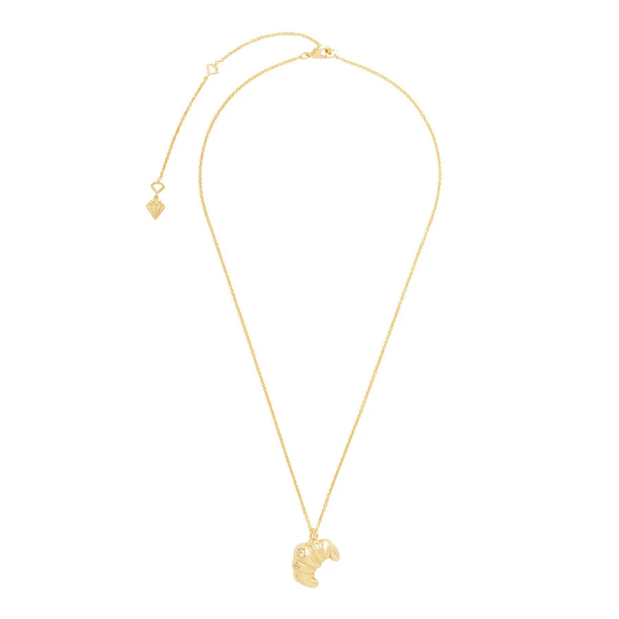 Croissant Gold Necklace