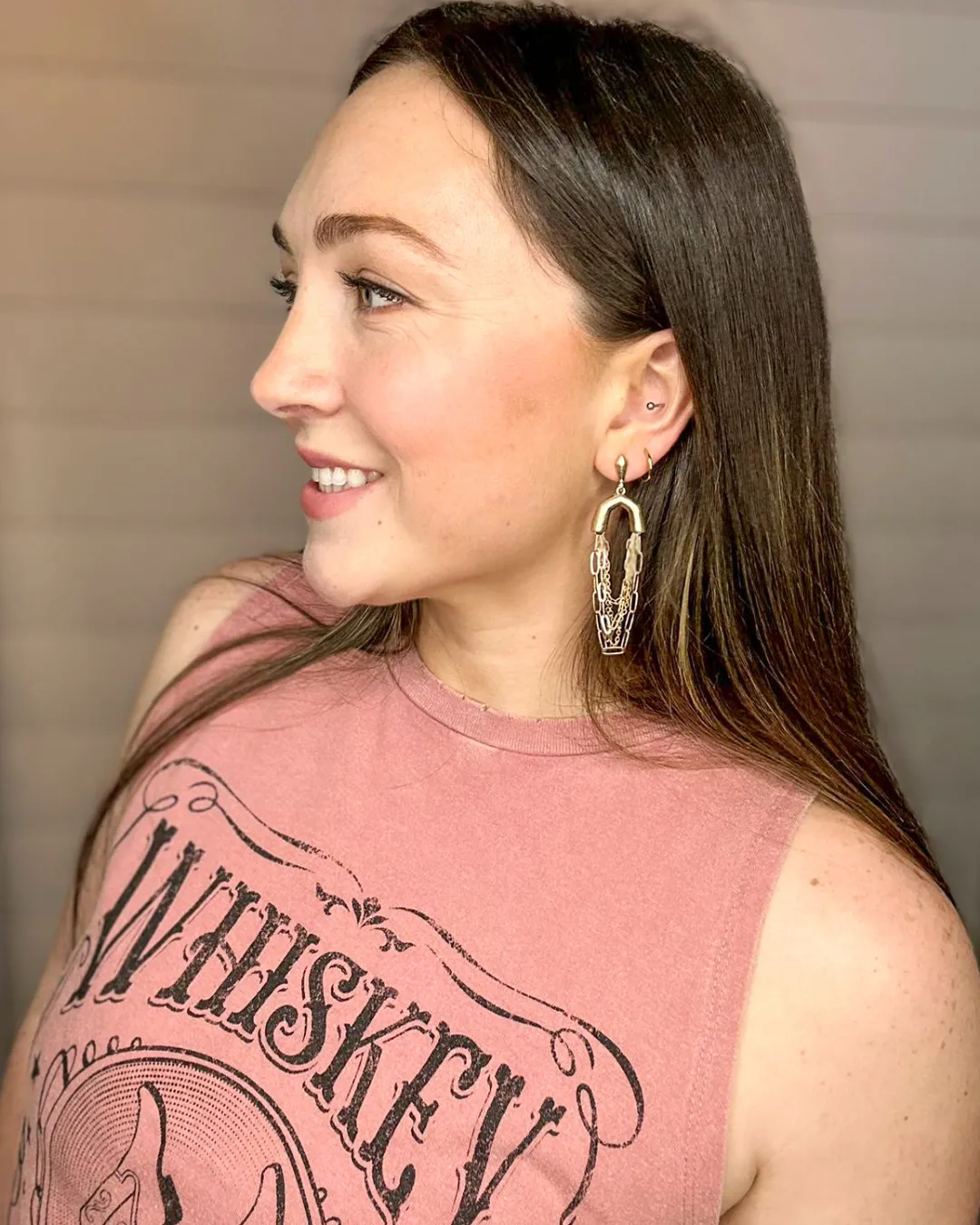 Dangling Chain Earrings