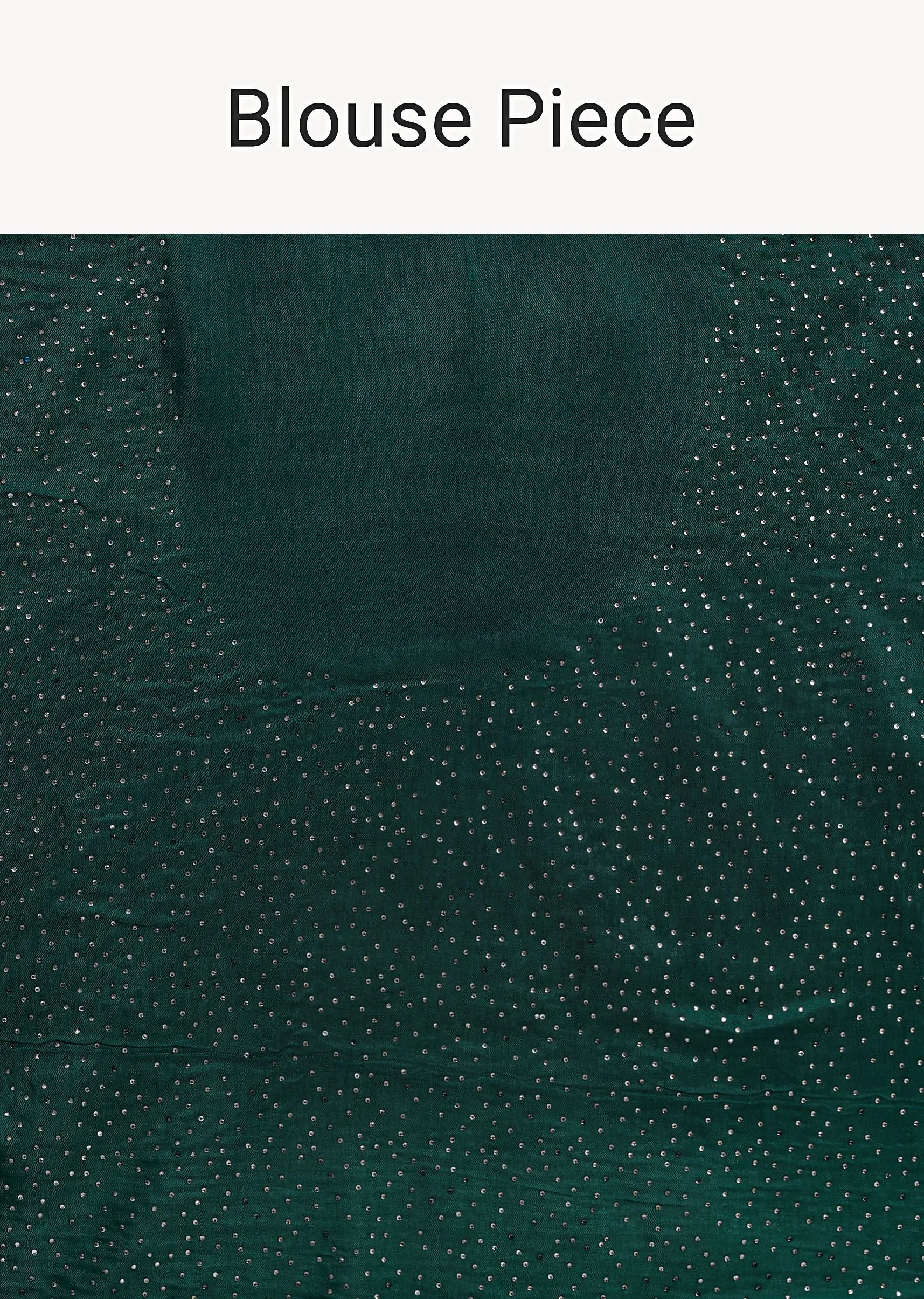 Dazzling Green Saree With An Unstitched Blouse Fabric