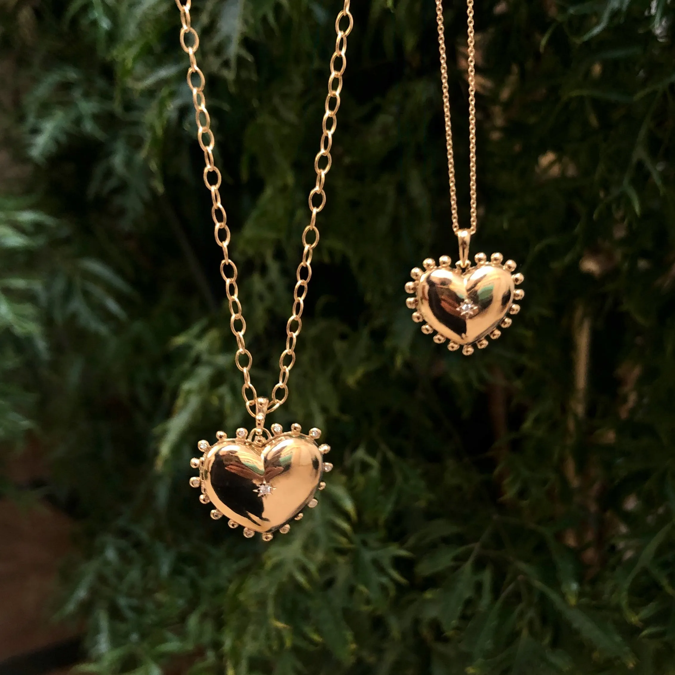 Dew Drop Mini Heart Locket