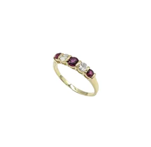 Diamond And Ruby Ring