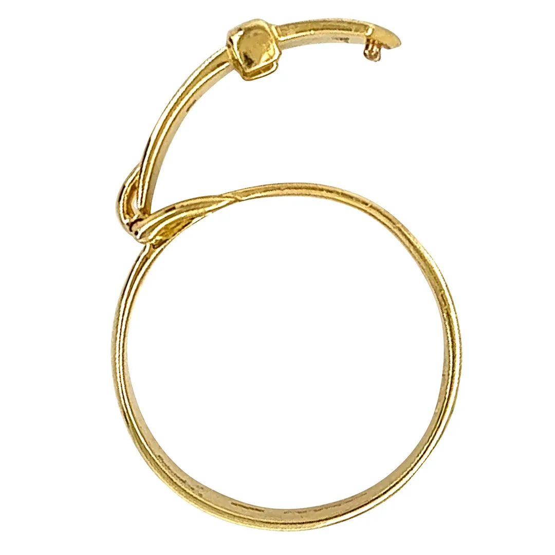 Diamond Buckle Ring